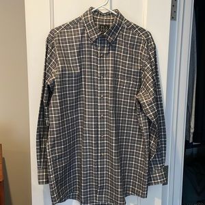 Jos. A. Bank Men’s Sport shirt. Button down collar. Classic plaid.